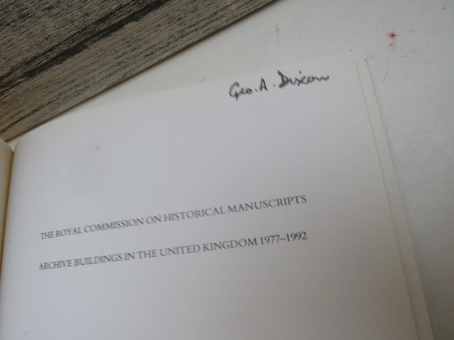 Archive Buildings In The United Kingdom 1977-1992 By Christopher Kitching 1993