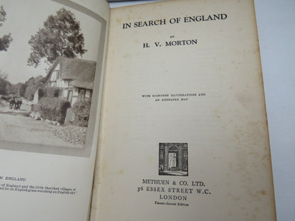 In Search of England By H.V. Morton 1935