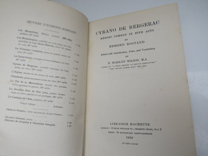 Cyrano De Bergerac Heroic Comedy In Five Acts By Edmond Rostand 1930 book image 3