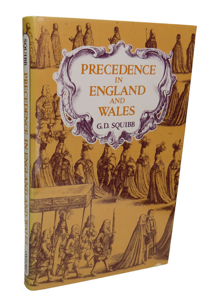 Precedence In England and Wales By G. D. Squibb 1981 book front cover