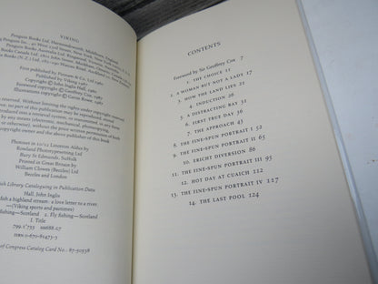 Fishing a Highland Stream A Love Affair With A River By John Inglis Hall 1987 book image 6