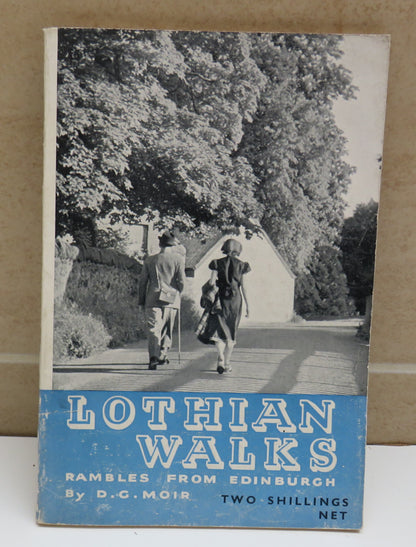 Lothian Walks Rambles From Edinburgh By D.G. Moir 1946 book image 2