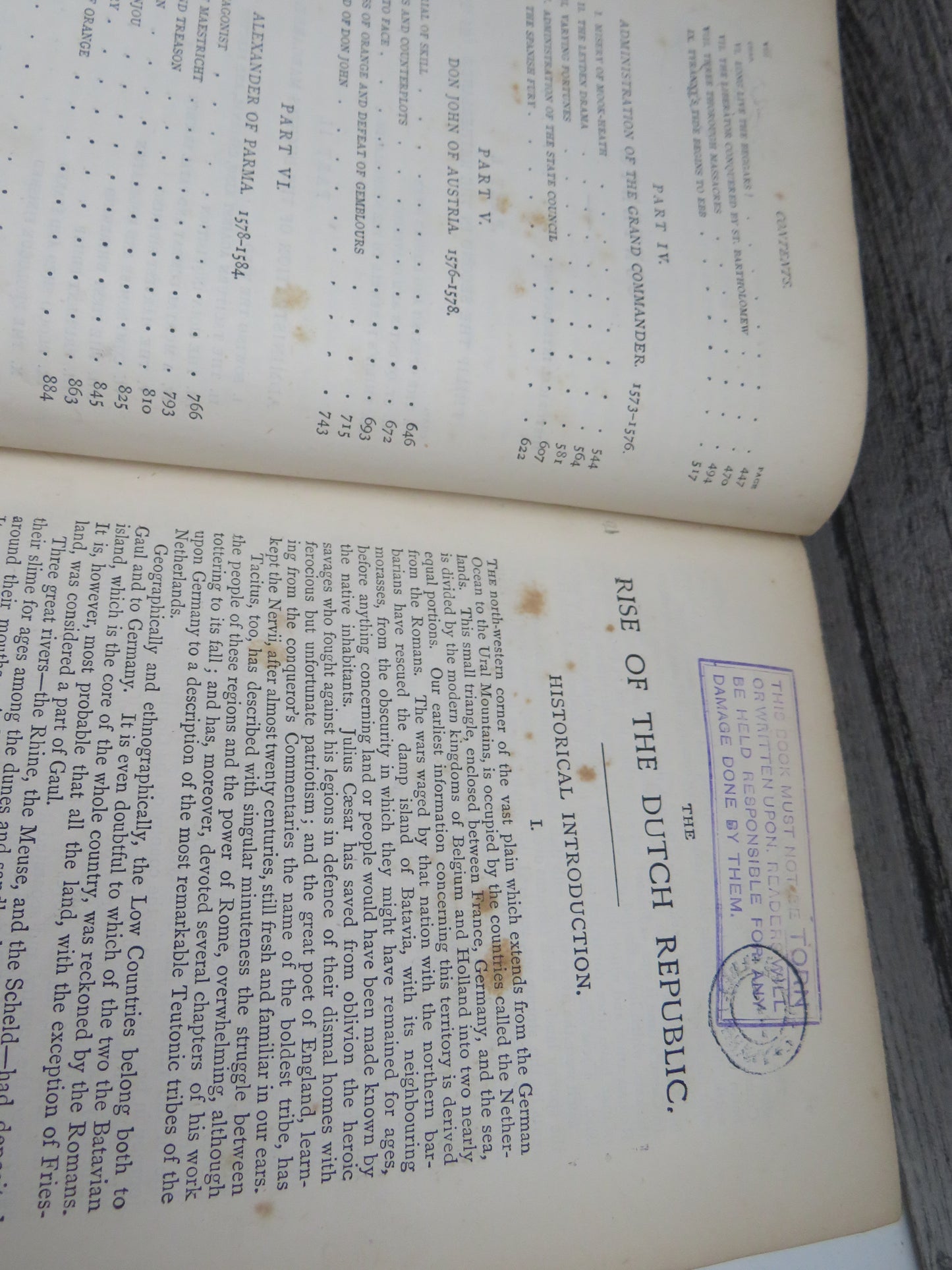 The Dutch Republic By John Lothrop Motley 1878 Complete In One Volume