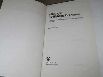 A History of The Highland Clearances Agrarian Transformation and the Evictions 1746-1886 By Eric Ric book image 4
