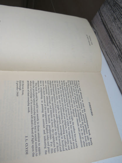 The Honourable Estate: A Study of Marriage and The Law In Scotland By Anne Ashley 1950