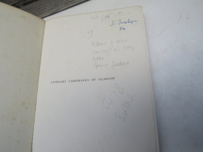 Literary Landmarks of Glasgow By James A. Kilpatrick 1898 book image 3
