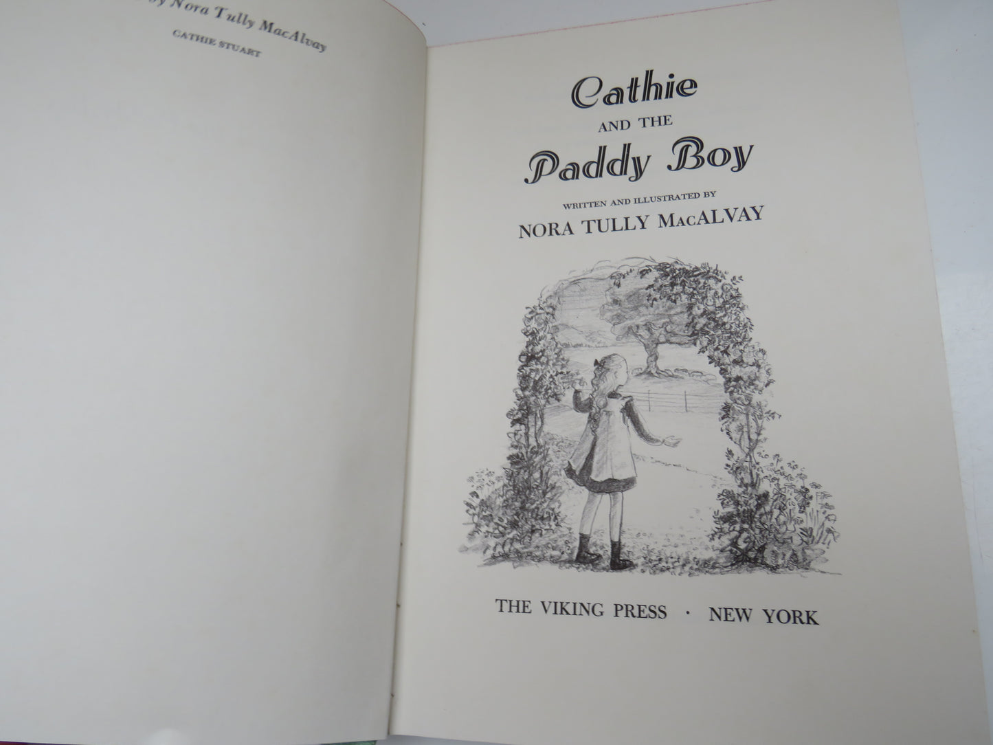 Cathie and the Paddy Boy by Nora Tully MacAlvay, 1962