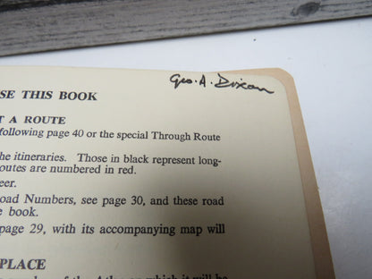Illustrated Road Book of Scotland With Gazetteer, Itineraries, Maps & Town Plans 1960 book image 3