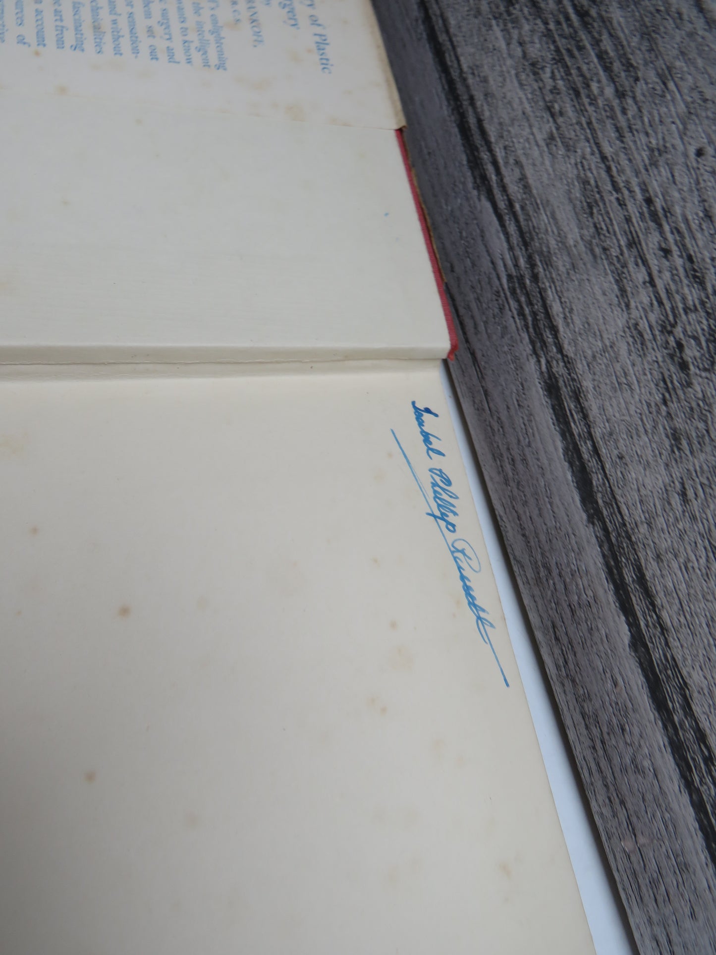 The Story of Plastic Surgery By George Bankoff 1952