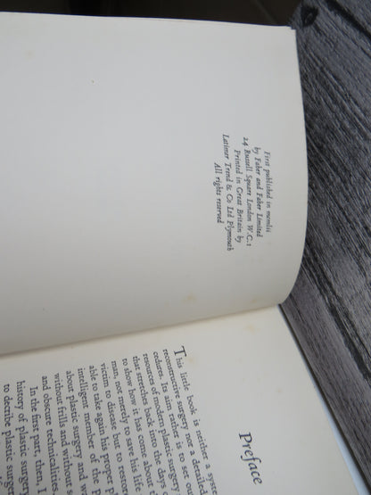 The Story of Plastic Surgery By George Bankoff 1952