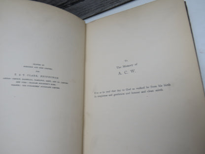Anselm and His Work By Rev. A. C. Welch 1901