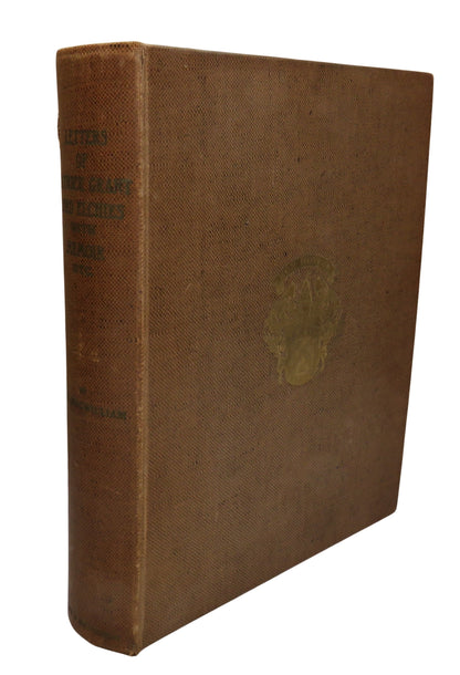 Letters of Patrick Grant, Lord Elchies with Memoir, Etc. by H. D. Macwilliam, 1927 book front cover