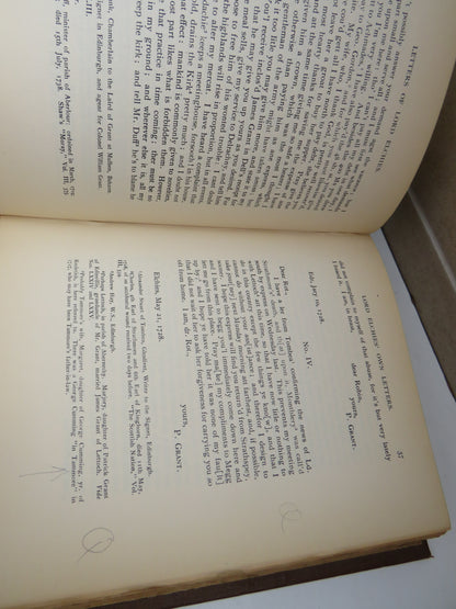 Letters of Patrick Grant, Lord Elchies with Memoir, Etc. by H. D. Macwilliam, 1927 book image 6