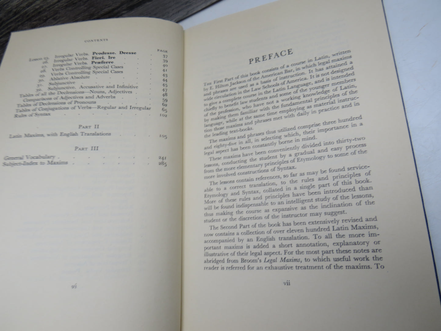 Latin For Lawyers Third Edition 1960