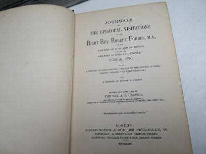 Journals of The Episcopal Visitations of the Right Rev. Robert Forbes, M.A., of the Dioceses of Ross book image 3