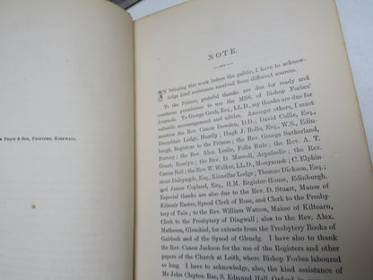 Journals of The Episcopal Visitations of the Right Rev. Robert Forbes, M.A., of the Dioceses of Ross book image 5
