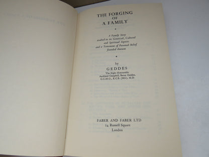 The Forging of a Family, A Family Story studied in its Genetical, Cultural and Spiritual Aspects and book image 4