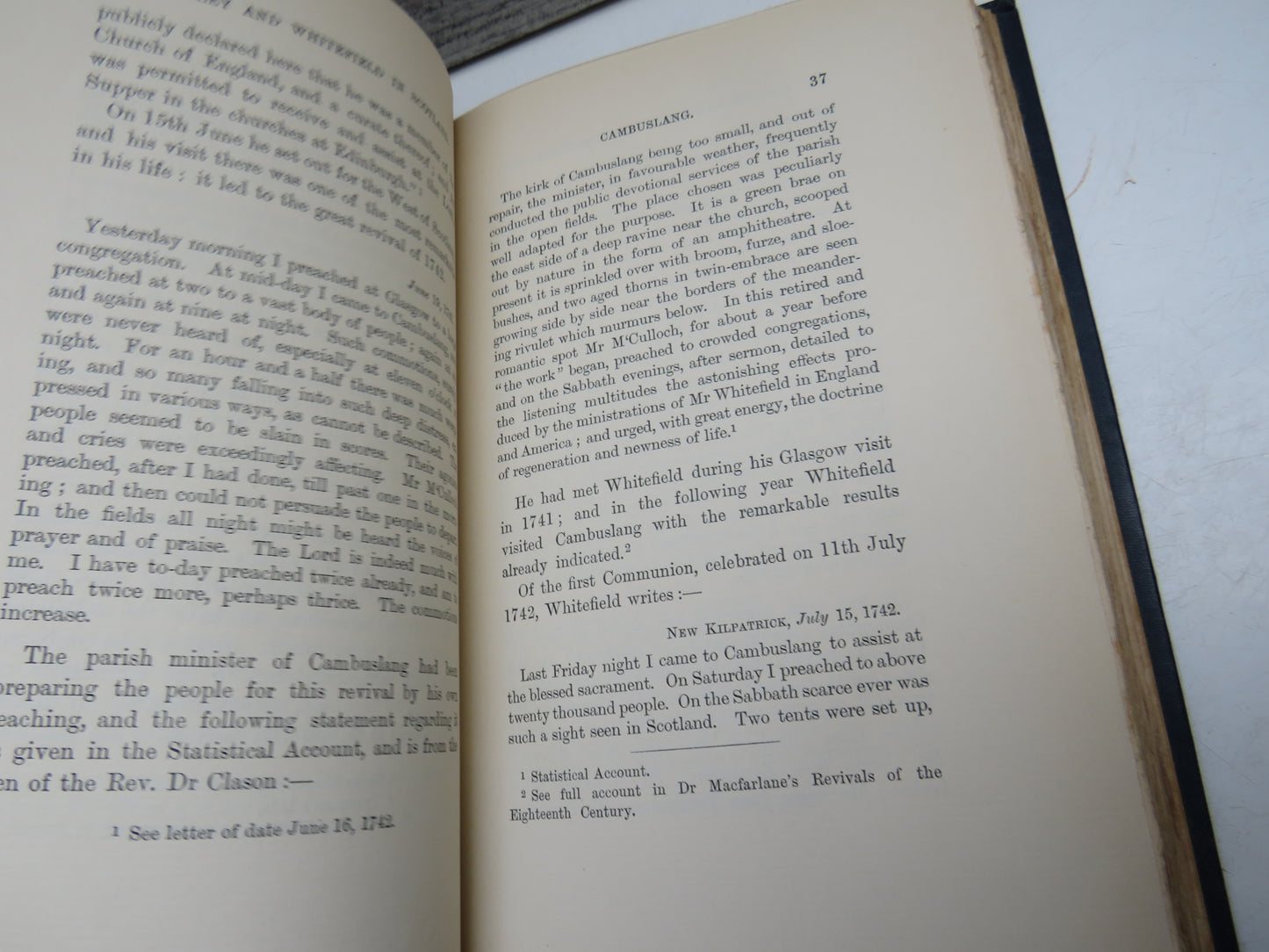 John Wesley and George Whitefield In Scotland Or, The Influence of the Oxford Methodists On Scottish Religion By The Rev. D. Butler 1898