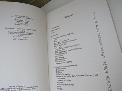 Timber Framed Buildings of England by R. J. Brown, 1986 book image 5