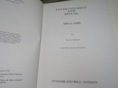 Entertainment and Ritual 600 to 1600 By Peter A. Bucknell 1979