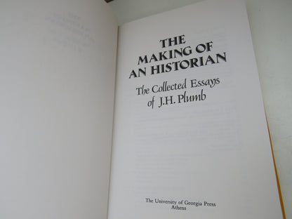 The Making of An Historian, The Collected Essays of J. H. Plumb, Volume One, 1988 book image 4