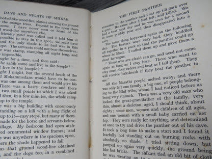 Days and Nights of Shikar By Mrs. W. W. Baillie With A Frontispiece By The Author 1921