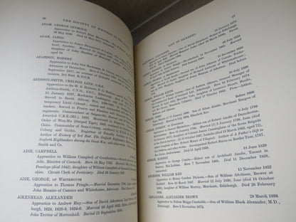 The Society Of Writers To His Majesty's Signet With A List of the Members and Abstracts of the Minut book image 7