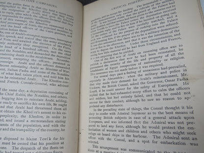 The Egyptian Campaigns 1882 To 1885 New and Revised Edition Continued To December 1899 By Charles Royle 1900