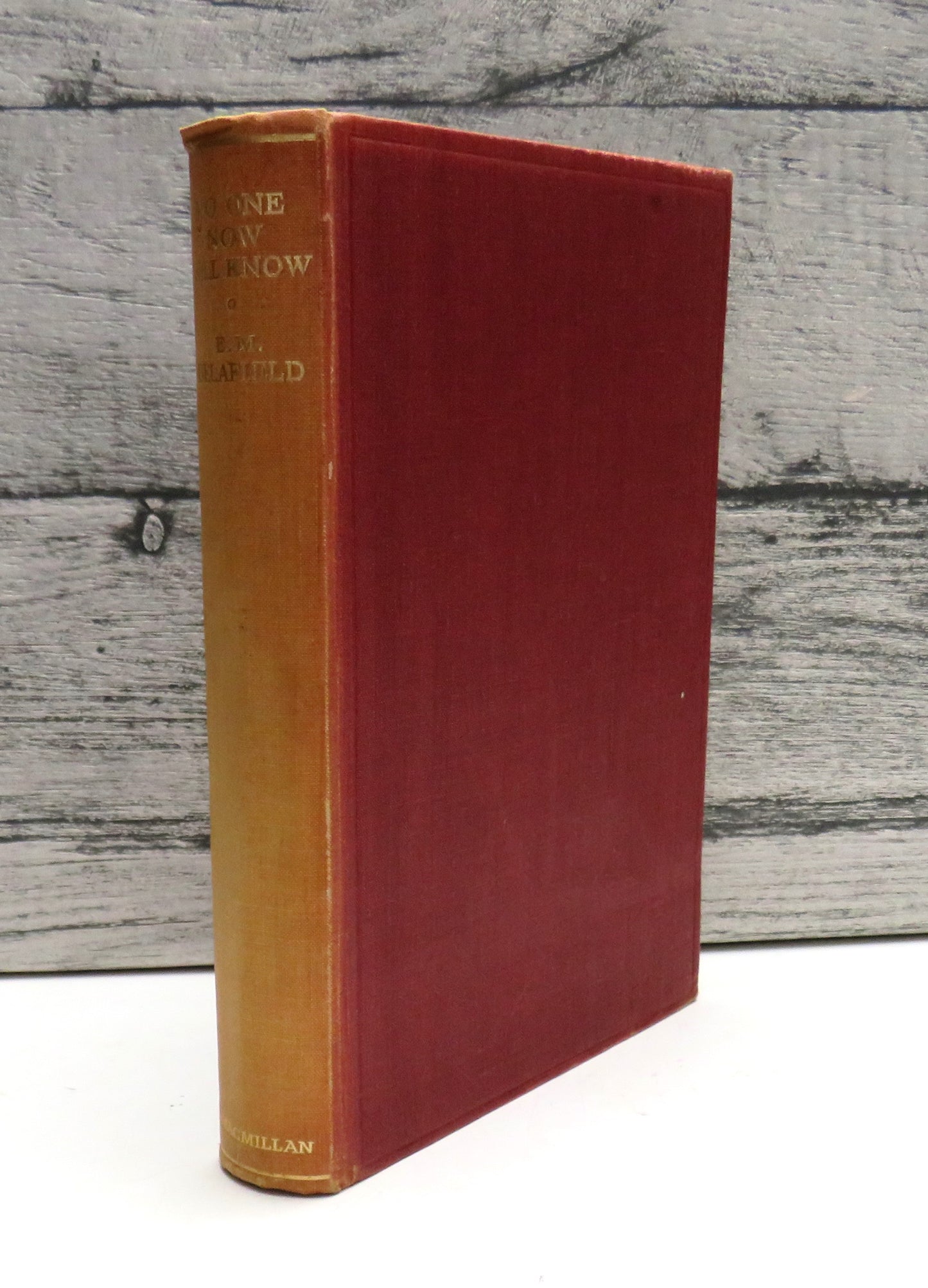 No One Will Know By E.M. Delafield 1941