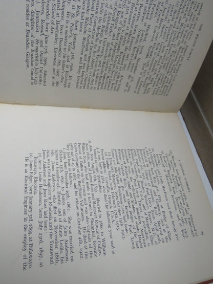 The Wilsons A Banffshire Family of Factors Edited By Andrew Cassels Brown 1936 book image 6