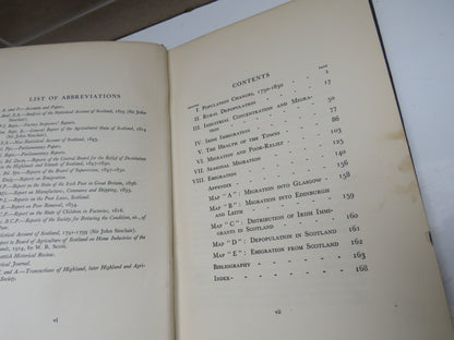 Scotland's Shifting Population 1770-1850 By D. F. Macdonald 1937 book image 5