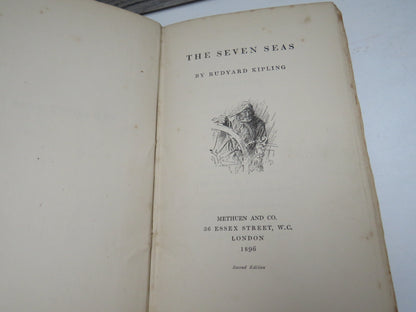 The Seven Seas By Rudyard Kipling 1896 2nd Edition