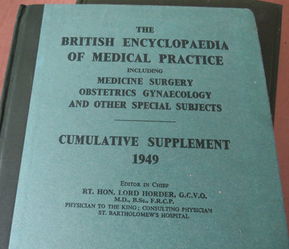 The British Encyclopaedia of Medical Practice 1947 - 50 & Cumulative Supplement book image 8