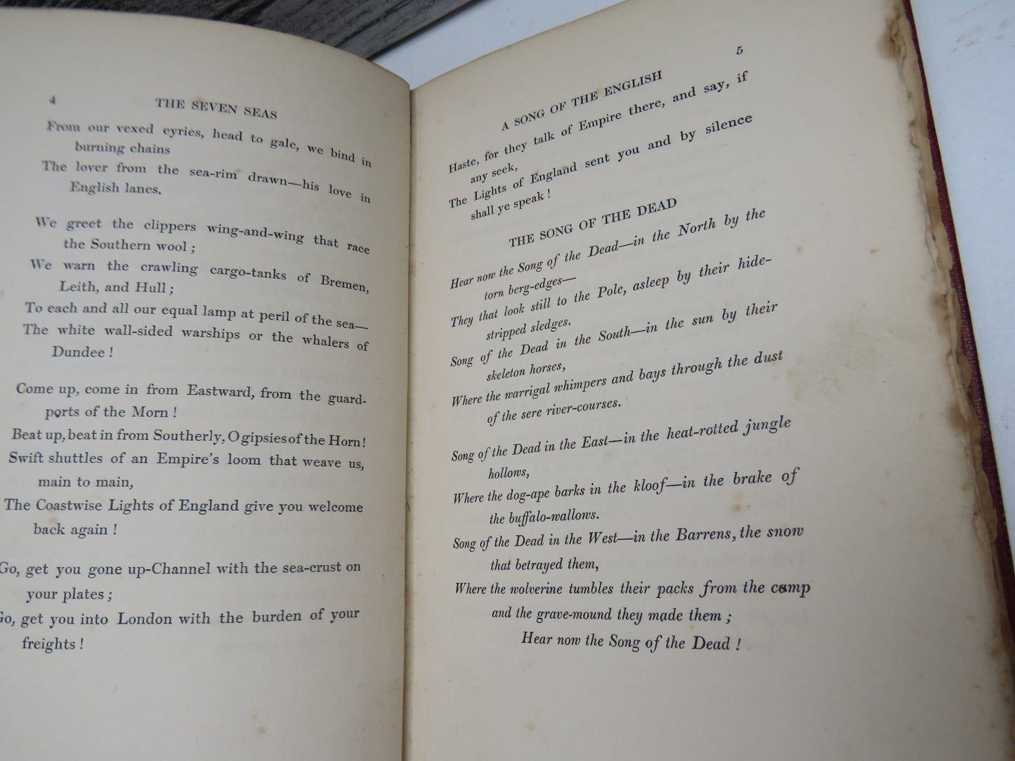 The Seven Seas By Rudyard Kipling 1896 2nd Edition