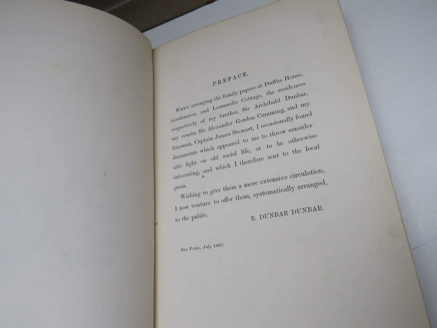 Social Life In Former Days Chiefly In The Province of Moray By E. Dunbar Dunbar 1865