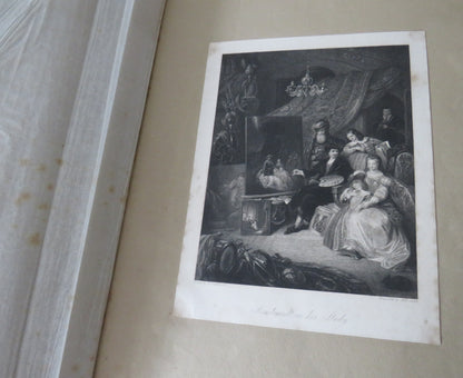 Large Antique Book of Over 125 Engravings , Landscape, Portraits etc 19thC Withers book image 7