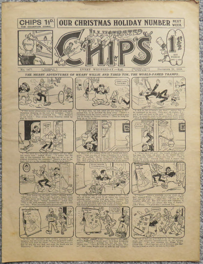 Our Christmas Holiday Number 1477 Chips 1918 book front cover