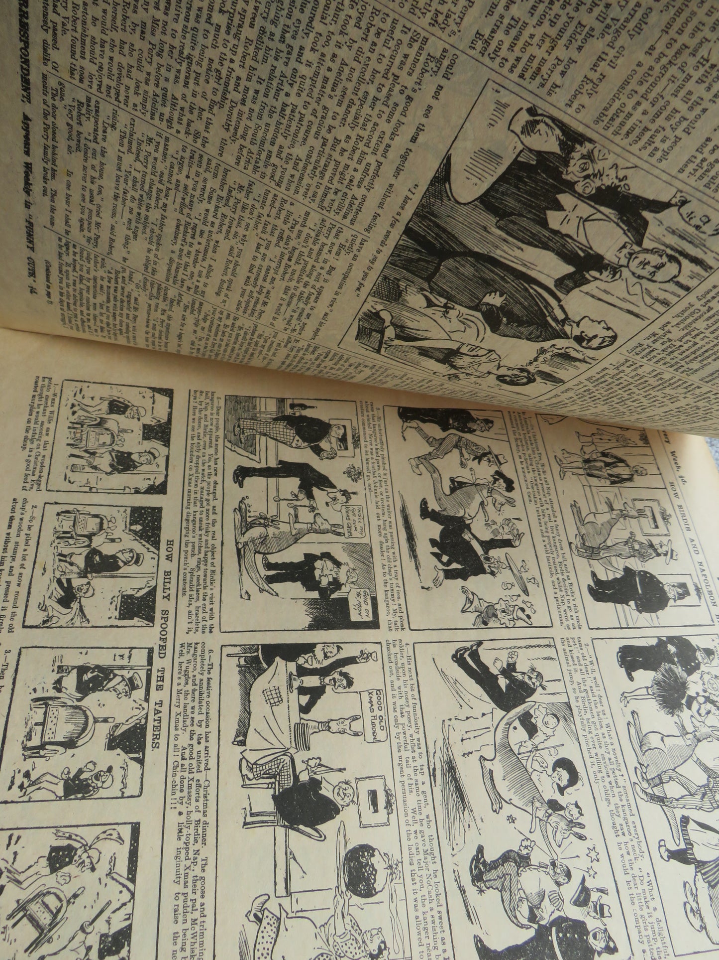 Picture Fun The Brightest Paper On Earth Grand Christmas Number 307 Vol IX Dec 26 1914