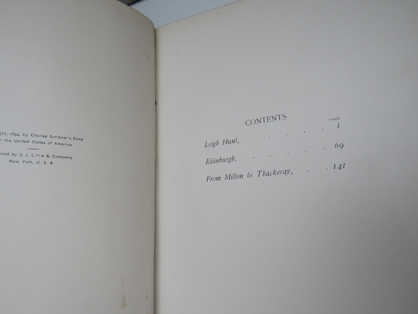 A Shelf of Old Books By Mrs. James T. Fields 1894