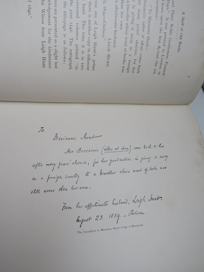 A Shelf of Old Books By Mrs. James T. Fields 1894