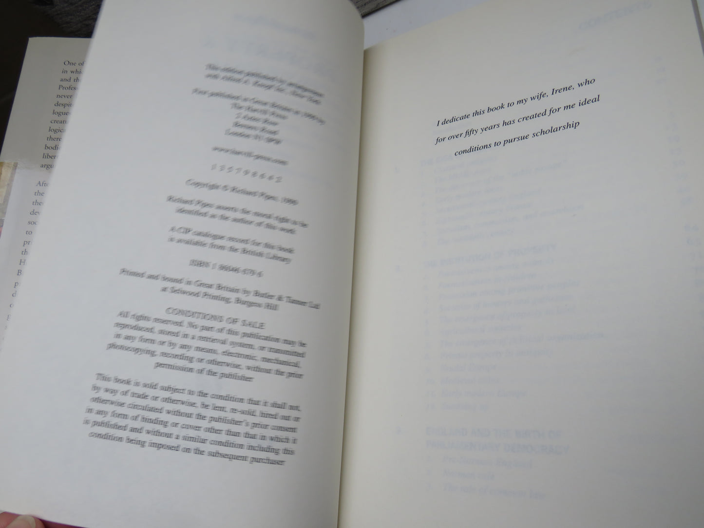 Property & Freedom By Richard Pipes 1999