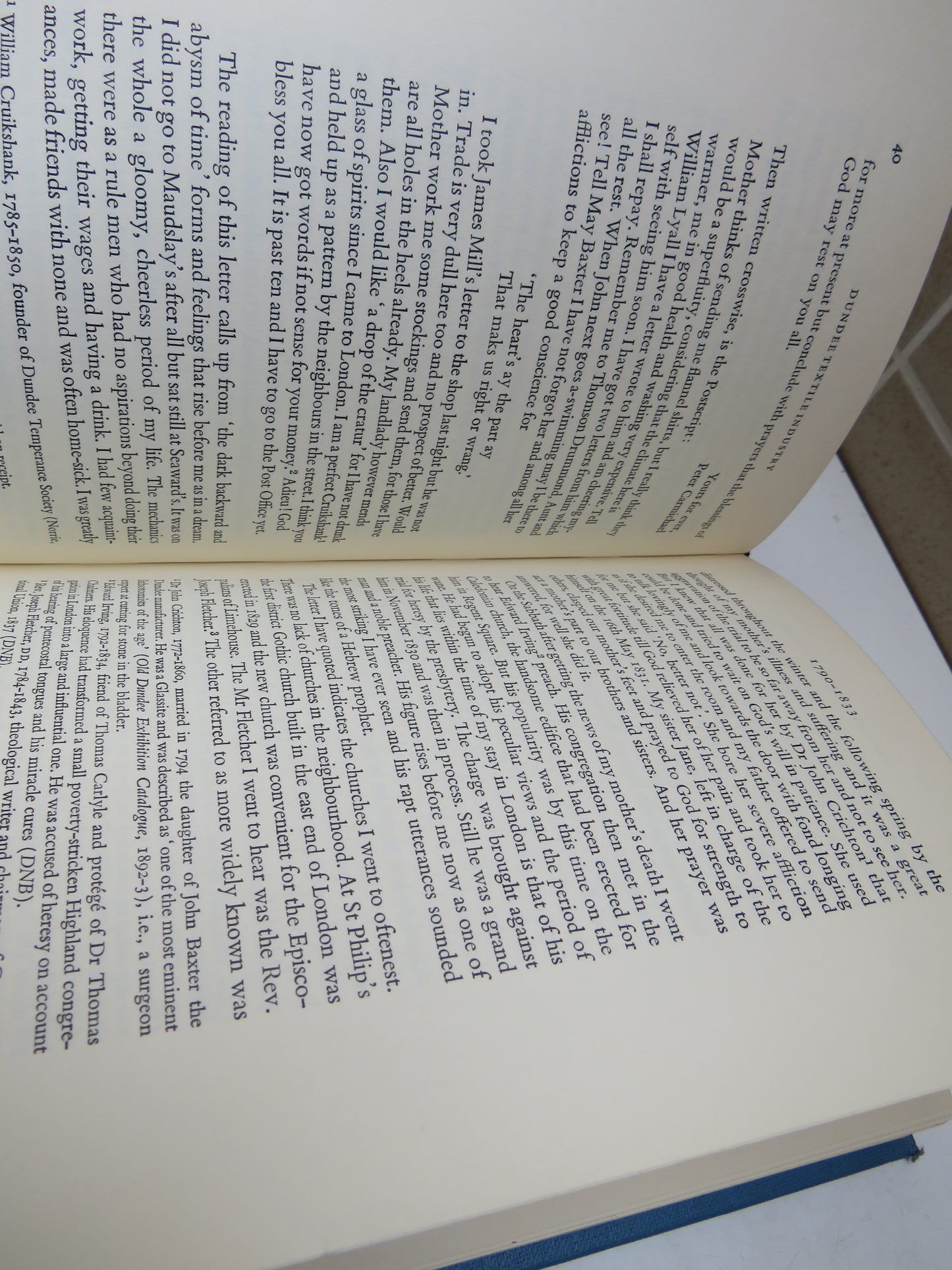 The Dundee Textile Industry 1790-1885 From The Papers of Peter Carmichael of Arthurstone 1969