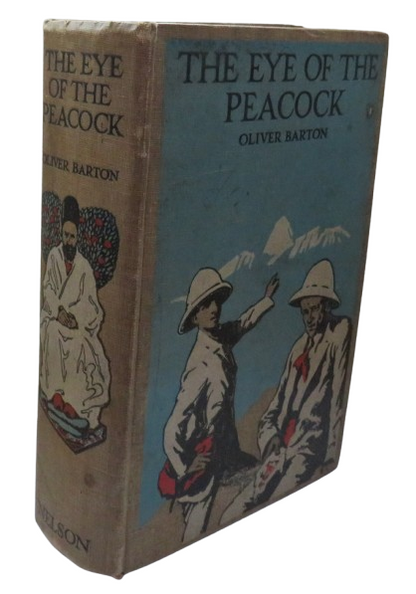 The Eye of The Peacock By Oliver Barton book front cover