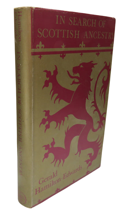 In Search Of Scottish Ancestry By Gerald Hamilton-Edwards 1973 book front cover