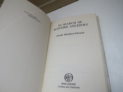 In Search Of Scottish Ancestry By Gerald Hamilton-Edwards 1973 book image 4