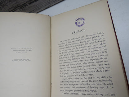 Norway and the Union With Sweden By Fridtjof Nansen 1905