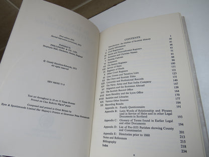 In Search Of Scottish Ancestry By Gerald Hamilton-Edwards 1973 book image 5