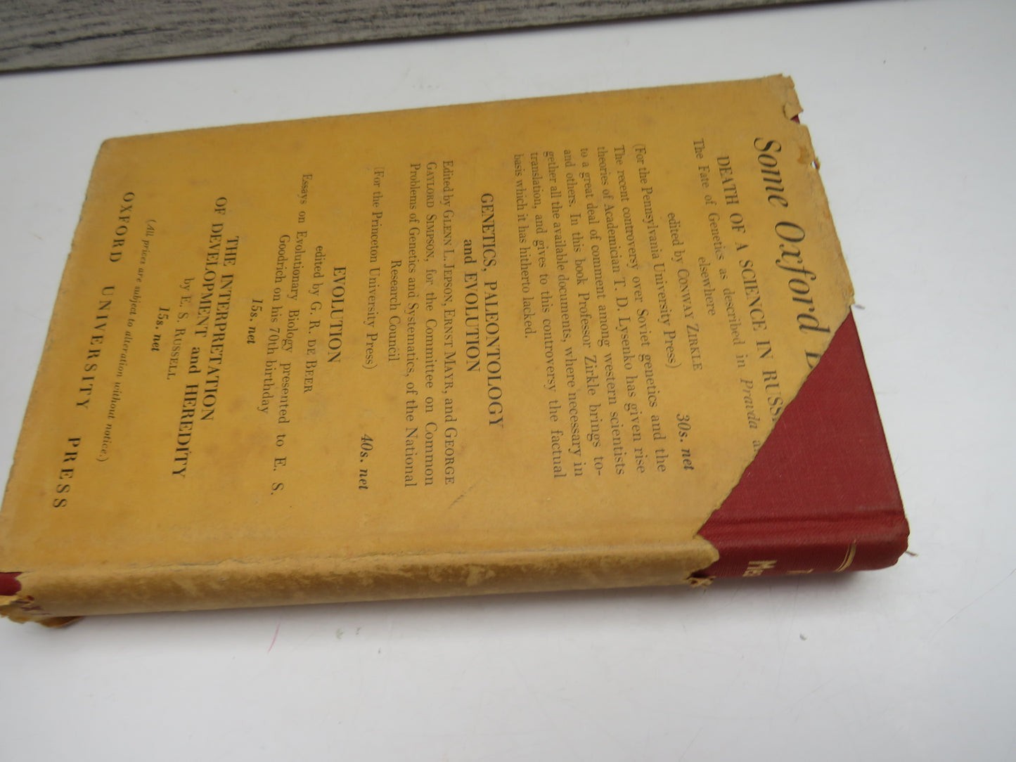 The Meaning of Evolution A Study of the History of Life and Of Its Significance For Man By George Gaylord Simpson 1950