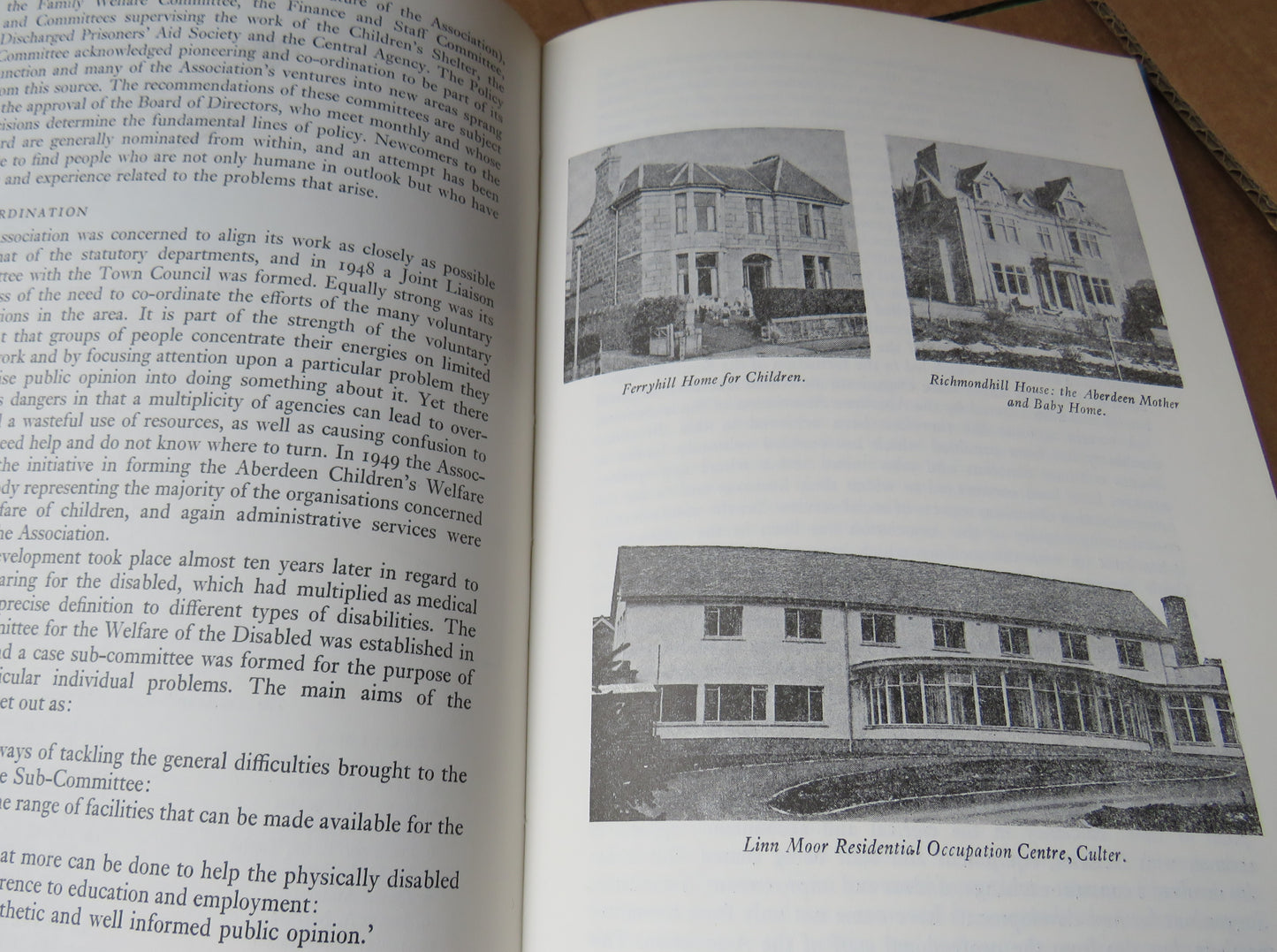 A History of Aberdeen Association of Social Service 1870-1970, 1971