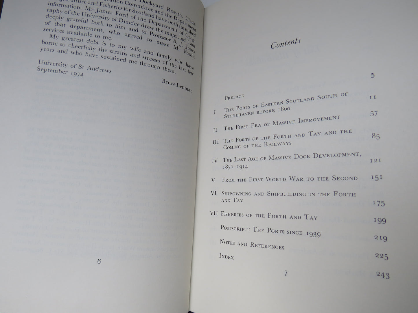 From Esk To Tweed Harbours, Ships and Men Of The East Coast of Scotland By Bruce Lenman 1975